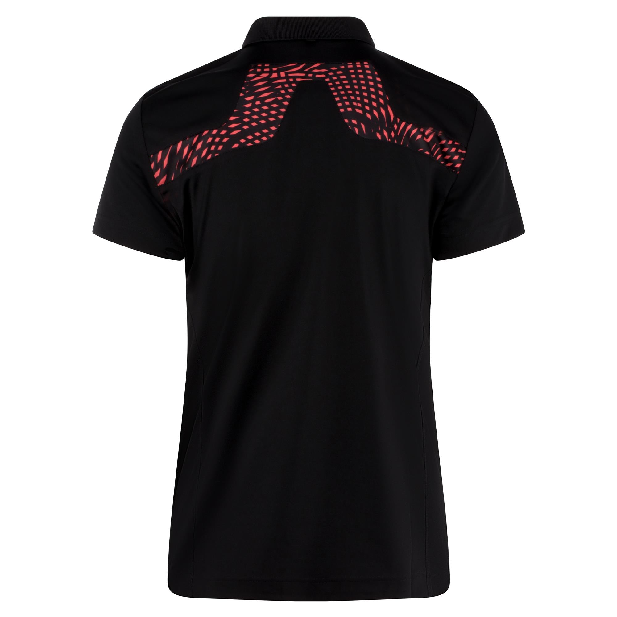 J Lindeberg Masters KV Tour Mens Golf Polo Shirt Black